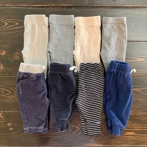 8 pair of baby boy pants